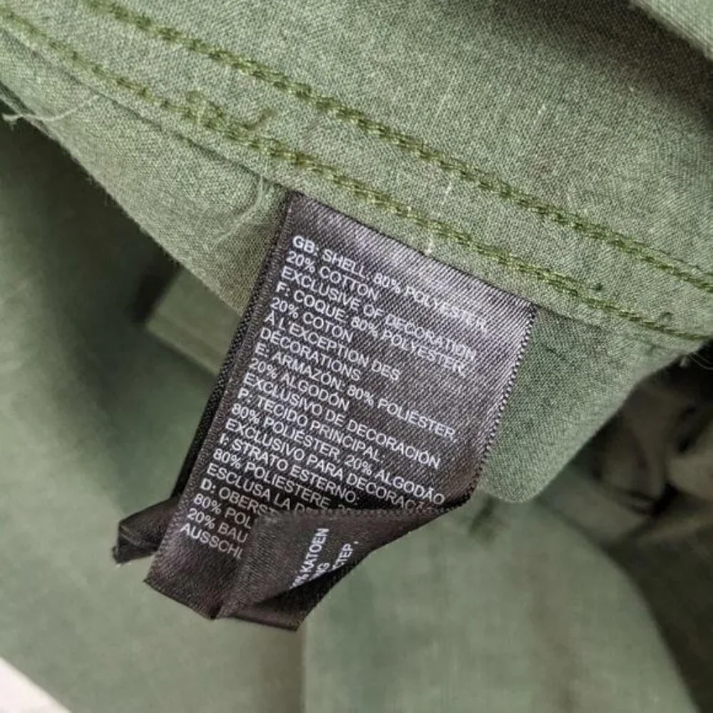 The North Face Green Heathered‎ Button Down short sleeve shirt Size small